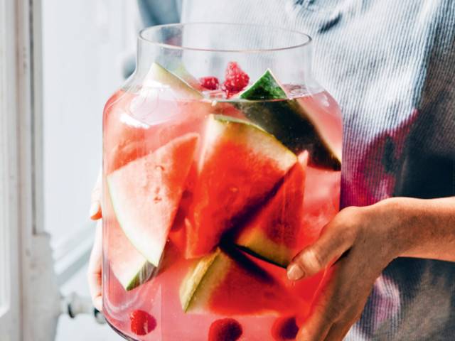 Pink Lady, a booze-free summer boost